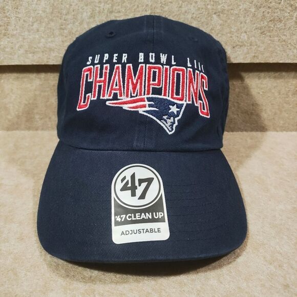 NFL 47 Super Bowl LIII Champions New England Patriots Hat #U - Picture 1 of 3